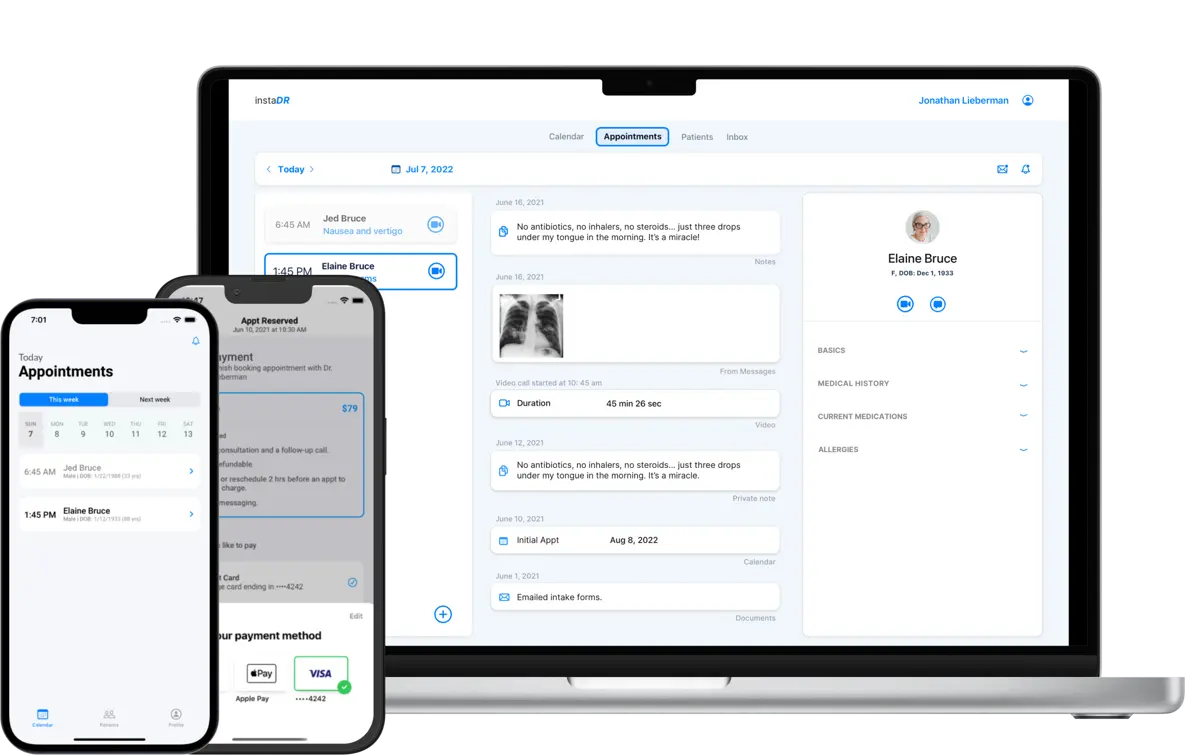 InstaDR Telehealth Platform